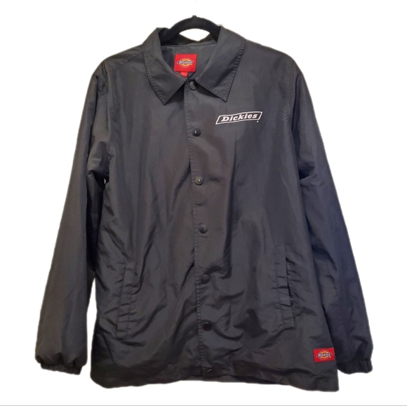Dickies Black Snap Button Slicky Jacket - Picture 1 of 6